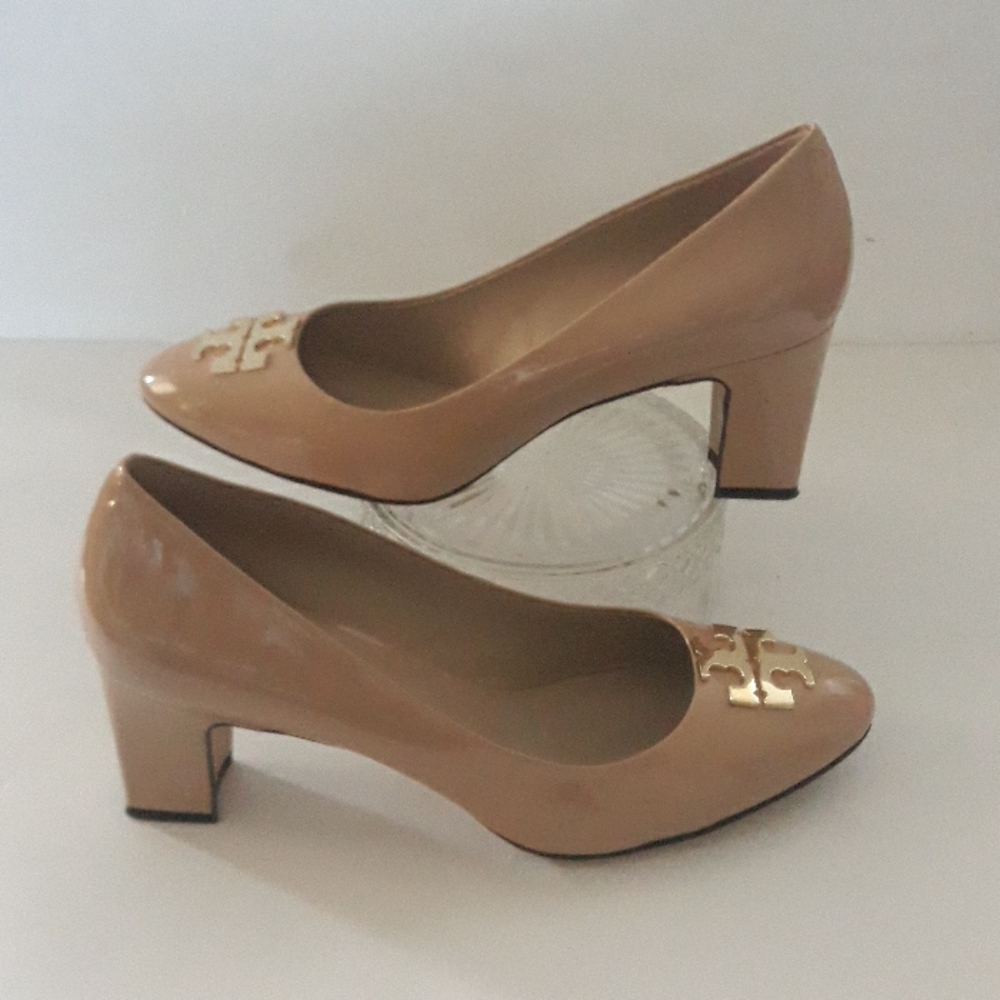 ⚡SOLD⚡Tory Burch 'Raleigh' Patent Leather Pump 1M - Picture 1 of 8